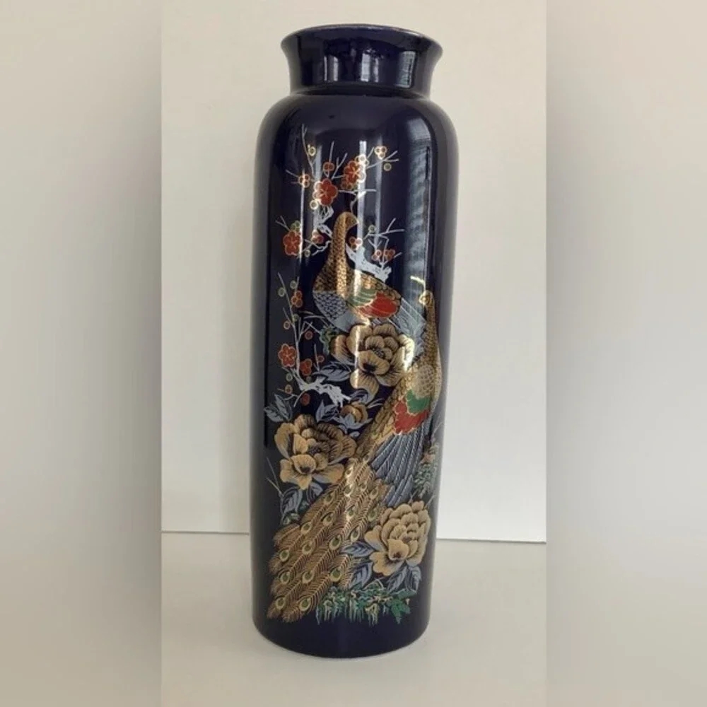 interpur vase cobalt